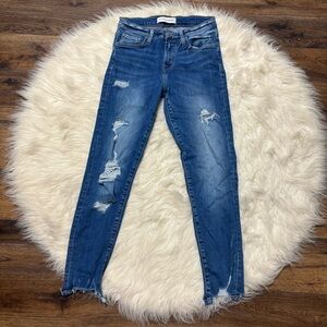 Flying Monkey Distressed Skinny Jeans size 25